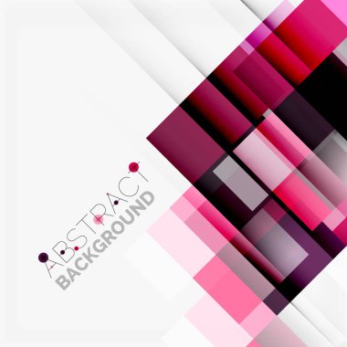 Soyut engeller şablon tasarım arka plan, beyaz, basit geometrik şekiller düz çizgiler ve dikdörtgenler