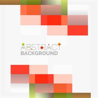 Soyut engeller şablon tasarım arka plan, beyaz, basit geometrik şekiller düz çizgiler ve dikdörtgenler