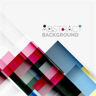 Soyut engeller şablon tasarım arka plan, beyaz, basit geometrik şekiller düz çizgiler ve dikdörtgenler