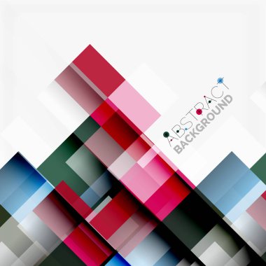 Soyut engeller şablon tasarım arka plan, beyaz, basit geometrik şekiller düz çizgiler ve dikdörtgenler