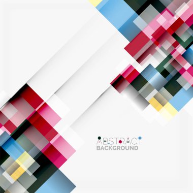 Soyut engeller şablon tasarım arka plan, beyaz, basit geometrik şekiller düz çizgiler ve dikdörtgenler