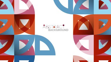 İş tanıtımı geometrik şablonu