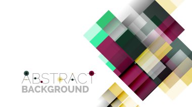 İş tanıtımı geometrik şablonu