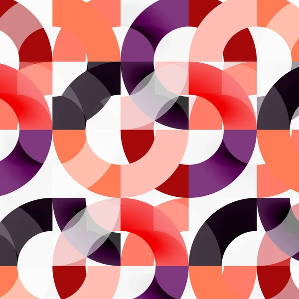 Modern geometrik desen tasarım gri arka plan üzerinde renkli halkalar