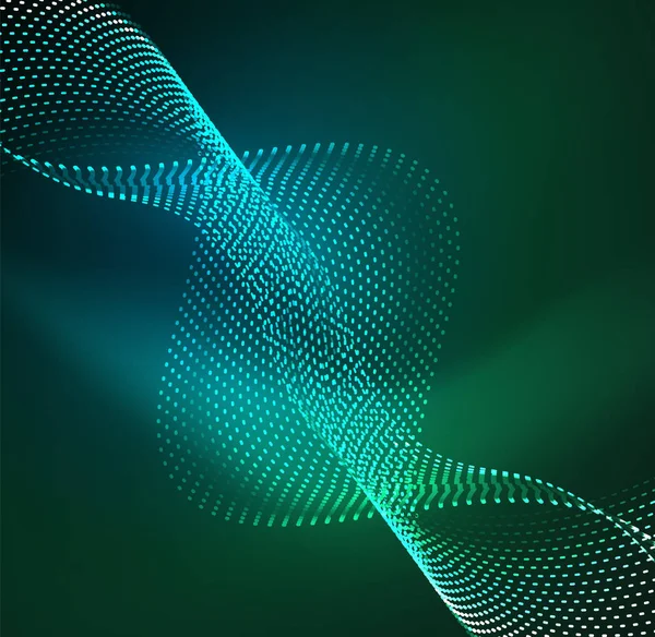 Vektör dalga parçacıklar arka plan