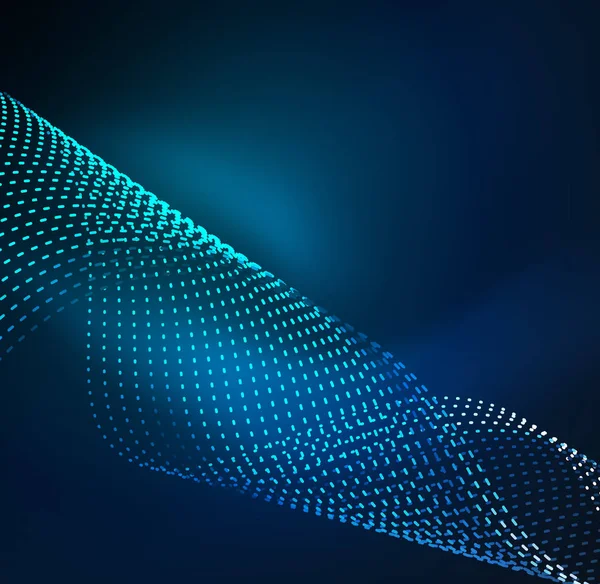 Vektör dalga parçacıklar arka plan