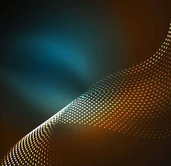 Vektör dalga parçacıklar arka plan