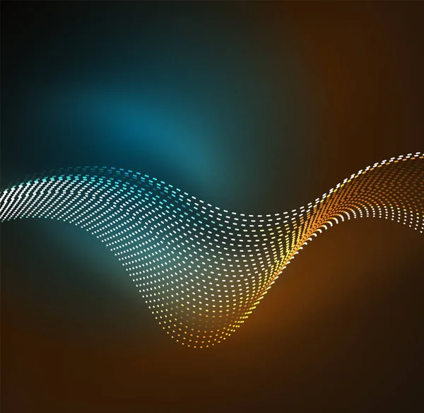 Vektör dalga parçacıklar arka plan