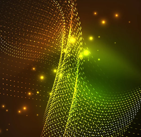 Vektör dalga parçacıklar arka plan