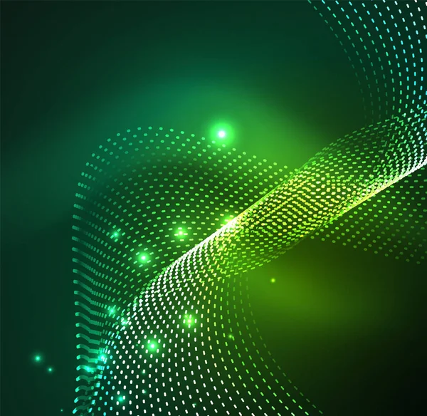 Vektör dalga parçacıklar arka plan