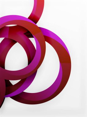 Vektör 3d yüzük tasarım arka plan