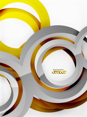 Vektör 3d yüzük tasarım arka plan