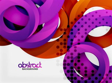 Daire arka plan tasarımı