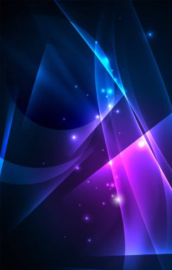 Vektör Kutup ışıkları kavramı arka plan