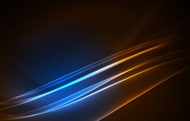 Vektör Kutup ışıkları kavramı arka plan