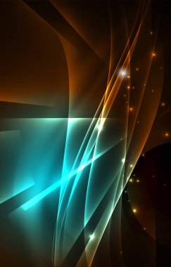 Vektör Kutup ışıkları kavramı arka plan