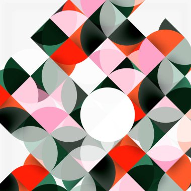 Modern geometrik arka plan daire