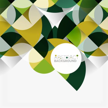 Modern geometrik arka plan daire