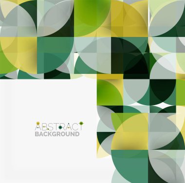 Modern geometrik arka plan daire