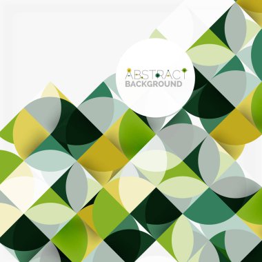 Modern geometrik arka plan daire