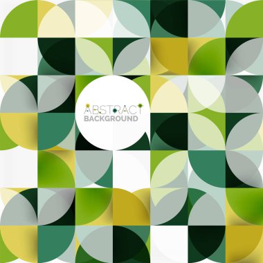 Modern geometrik arka plan daire