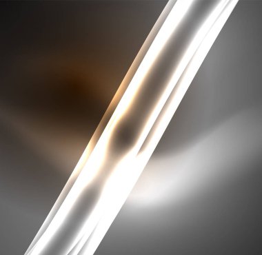 Enerji hatları, karanlıkta parlayan dalgalar vektör arka plan