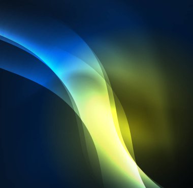 Neon ışıklı dalgalar