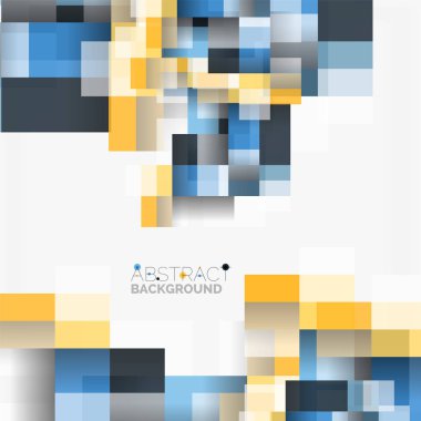 Soyut engeller şablon tasarım arka plan, beyaz, basit geometrik şekiller düz çizgiler ve dikdörtgenler