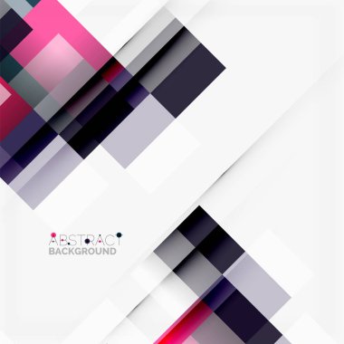 Soyut engeller şablon tasarım arka plan, beyaz, basit geometrik şekiller düz çizgiler ve dikdörtgenler