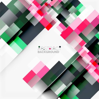 Soyut engeller şablon tasarım arka plan, beyaz, basit geometrik şekiller düz çizgiler ve dikdörtgenler