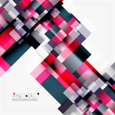 Soyut engeller şablon tasarım arka plan, beyaz, basit geometrik şekiller düz çizgiler ve dikdörtgenler