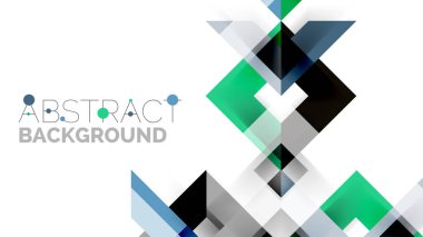 İş tanıtımı geometrik şablonu