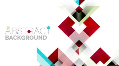 İş tanıtımı geometrik şablonu