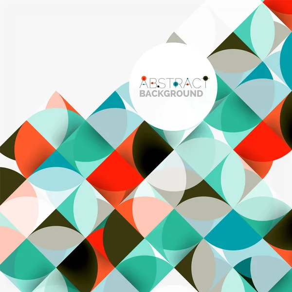 Modern geometrik arka plan daire