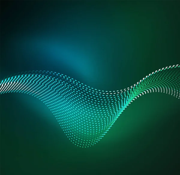 Vektör dalga parçacıklar arka plan