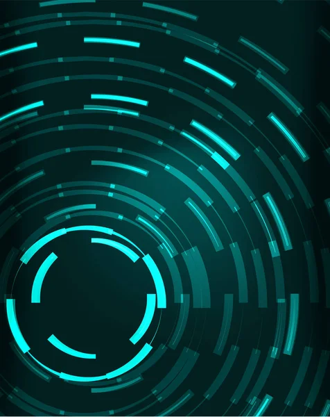 Neon Çemberleri Soyut Arkaplan