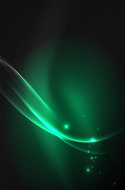 Parlayan dalga vektör, duman