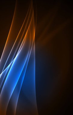 Vektör Kutup ışıkları kavramı arka plan