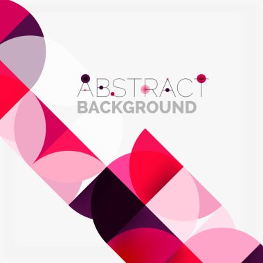 Modern geometrik arka plan daire