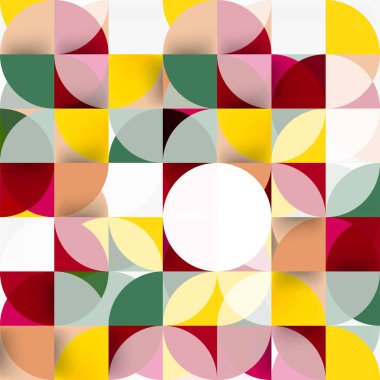 Modern geometrik arka plan daire