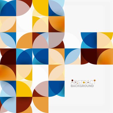 Modern geometrik arka plan daire