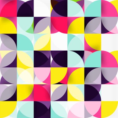 Modern geometrik arka plan daire