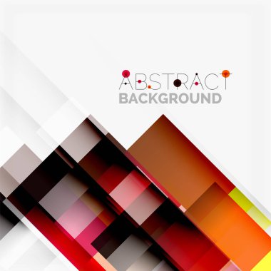 Soyut engeller şablon tasarım arka plan, beyaz, basit geometrik şekiller düz çizgiler ve dikdörtgenler