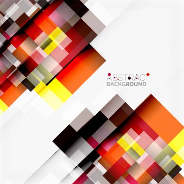 Soyut engeller şablon tasarım arka plan, beyaz, basit geometrik şekiller düz çizgiler ve dikdörtgenler