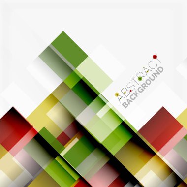 Soyut engeller şablon tasarım arka plan, beyaz, basit geometrik şekiller düz çizgiler ve dikdörtgenler