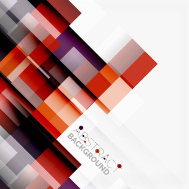 Soyut engeller şablon tasarım arka plan, beyaz, basit geometrik şekiller düz çizgiler ve dikdörtgenler