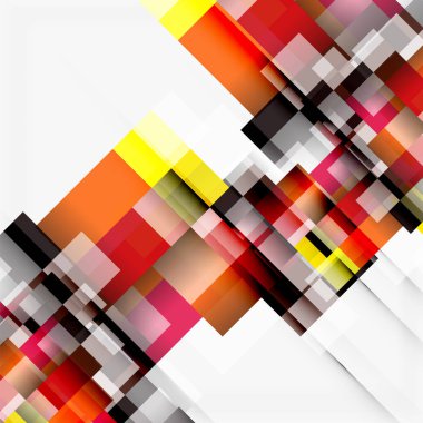 Soyut engeller şablon tasarım arka plan, beyaz, basit geometrik şekiller düz çizgiler ve dikdörtgenler