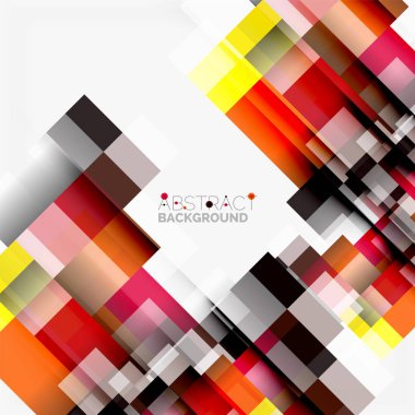 Soyut engeller şablon tasarım arka plan, beyaz, basit geometrik şekiller düz çizgiler ve dikdörtgenler