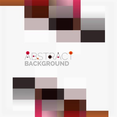 Soyut engeller şablon tasarım arka plan, beyaz, basit geometrik şekiller düz çizgiler ve dikdörtgenler