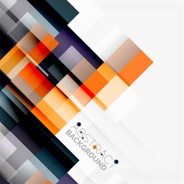 Soyut engeller şablon tasarım arka plan, beyaz, basit geometrik şekiller düz çizgiler ve dikdörtgenler